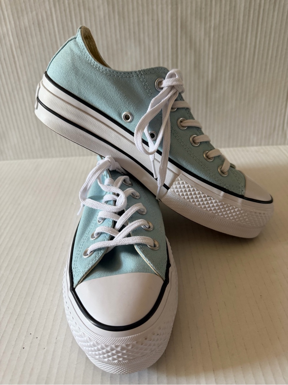 CONVERSE CHUCK TAYLOR womenssneakers ALL STAR LIFT  OX Ocean Bliss blue 7 (37.5)